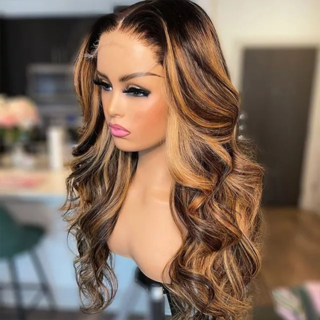 MILLA Body wave & Color Highlight -13×4 Lace Frontal